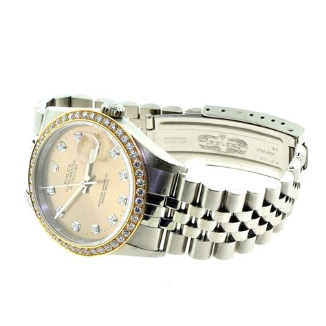 rolex 16234 diamond bezel|genuine Rolex bezel.